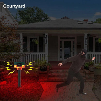 Eco-Friendly Animal Deterrent with Full Circle Detection