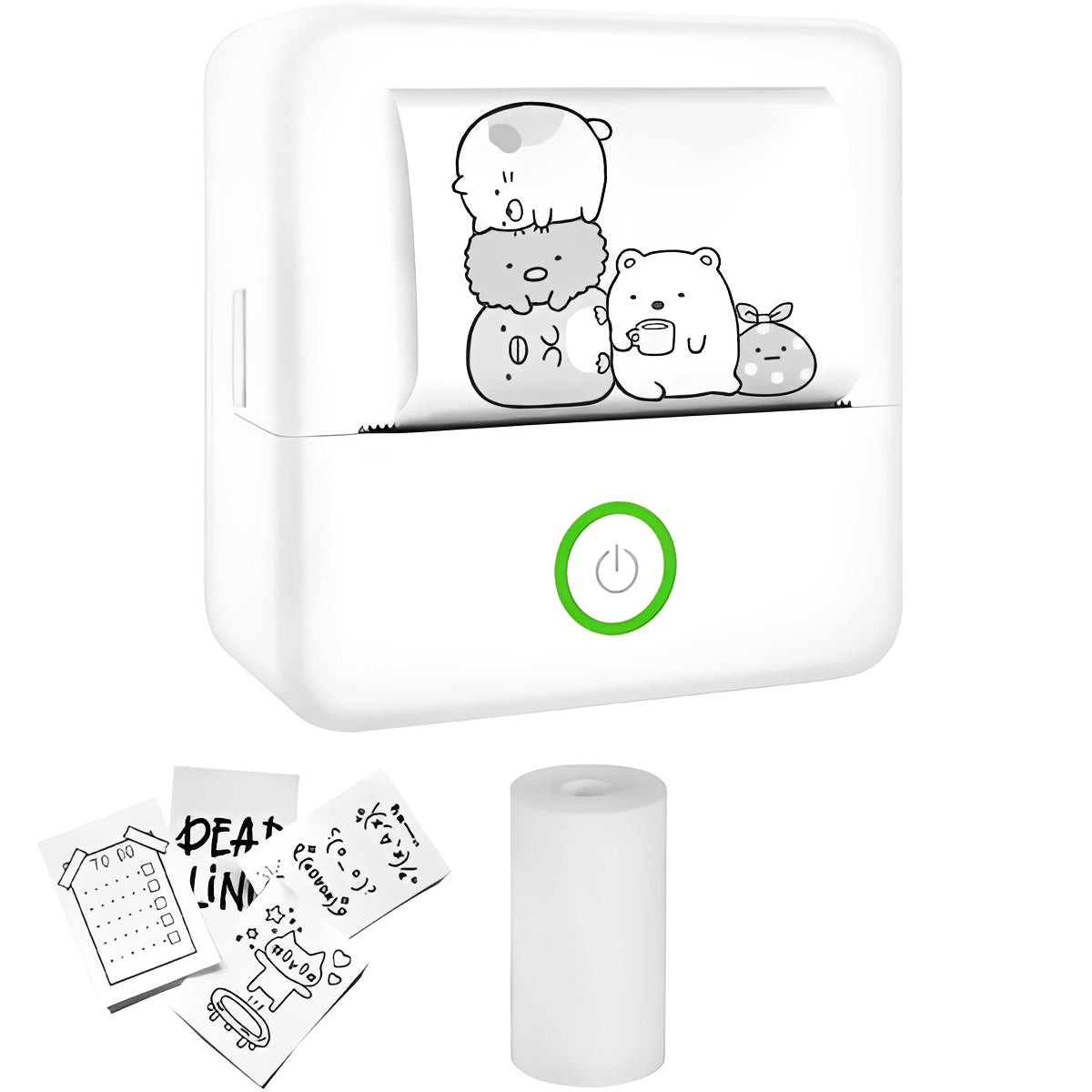 Portable Bluetooth Label and Sticker Printer for Instant Memories