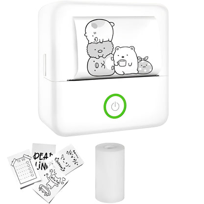 Portable Bluetooth Label and Sticker Printer for Instant Memories