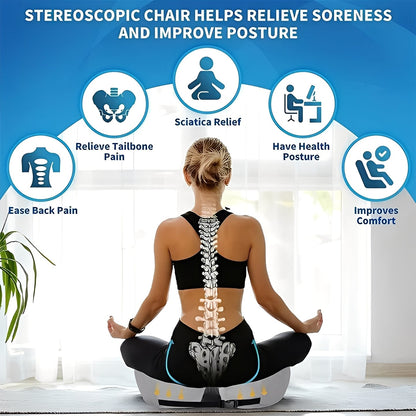 Ergonomic Memory Foam Seat Cushion with Custom Support