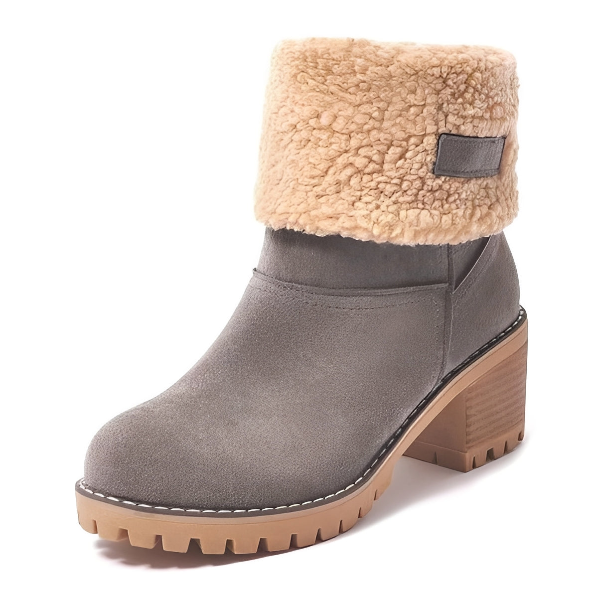 Stylish Waterproof Winter Boots with Adjustable Height