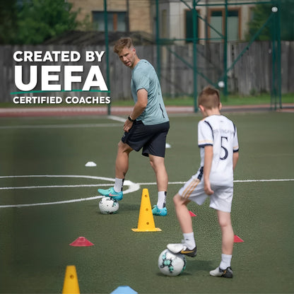 Soccer Skills Development Mat with Interactive Video Coaching