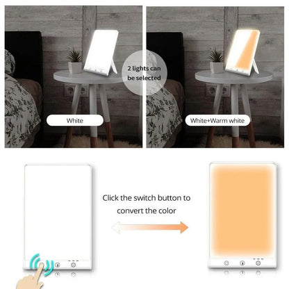 Adjustable Mood Lighting Desk Lamp with Timer and Dual Colors