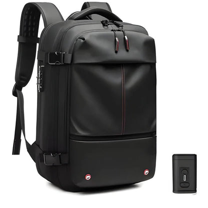 Smart Travel Backpack with Space-Saving Compression System