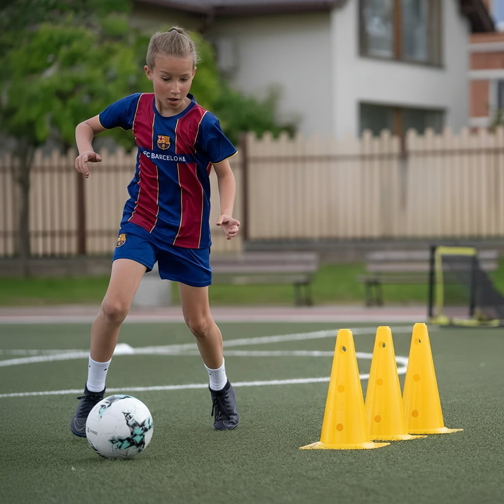 Soccer Skills Development Mat with Interactive Video Coaching