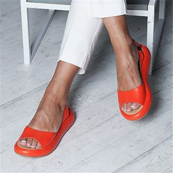 Everyday Open-Toe Women's Sandals with Stretch Band