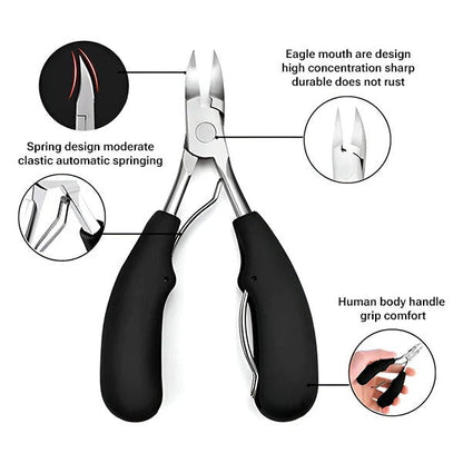 Professional Nail Care Kit with Durable Stainless Steel Tools