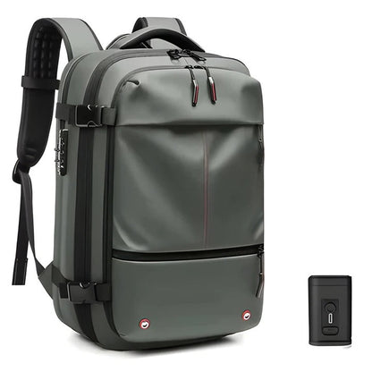Smart Travel Backpack with Space-Saving Compression System
