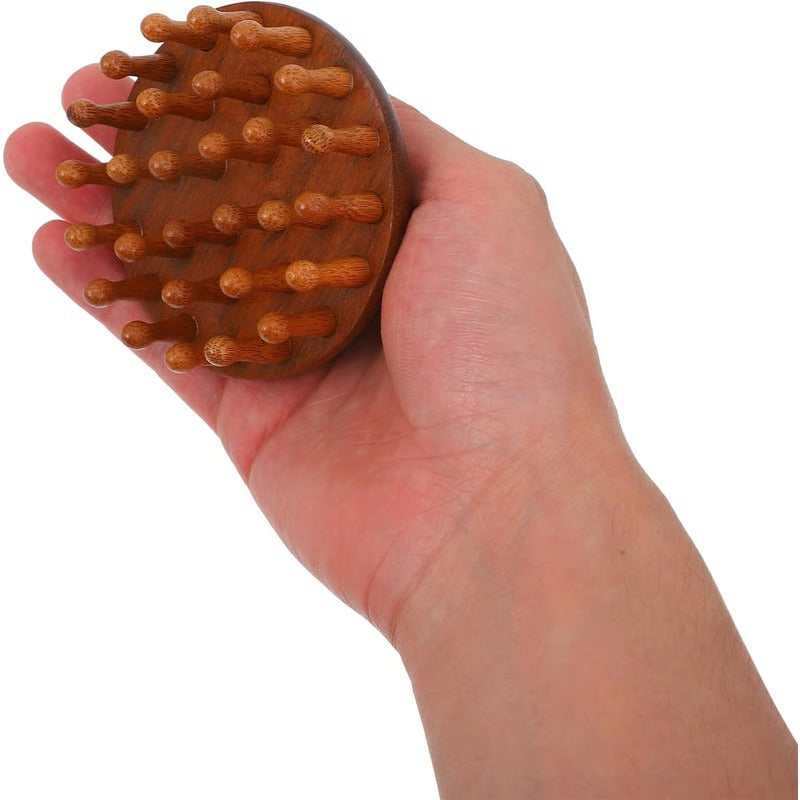 Sandalwood Dual-Action Hair and Scalp Wellness Tool