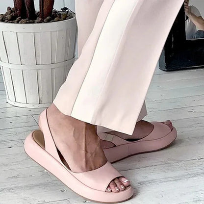 Everyday Open-Toe Women's Sandals with Stretch Band