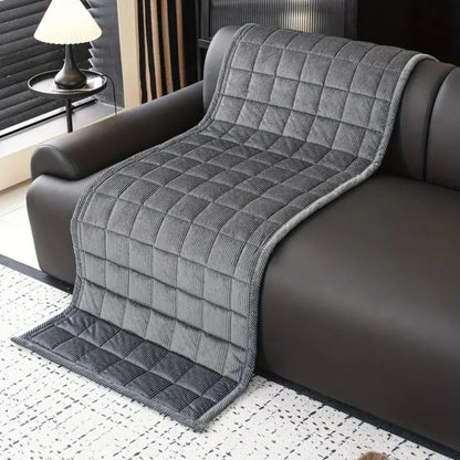 Soft Protective Sofa Cover with Stylish Quilted Design