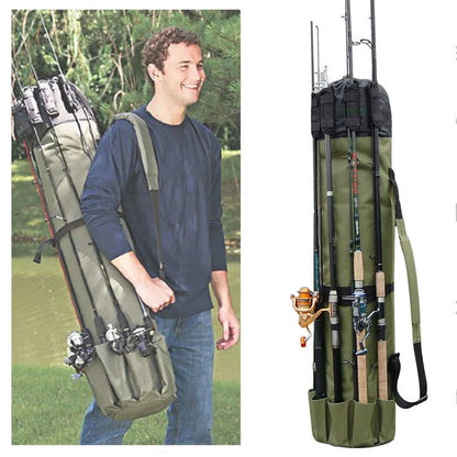 Versatile Fishing Gear Carrier with Shoulder Strap