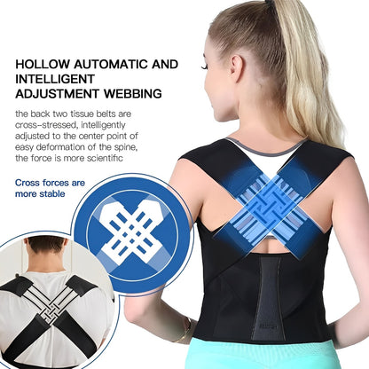 Slim Fit Posture Corrector with Customizable Straps