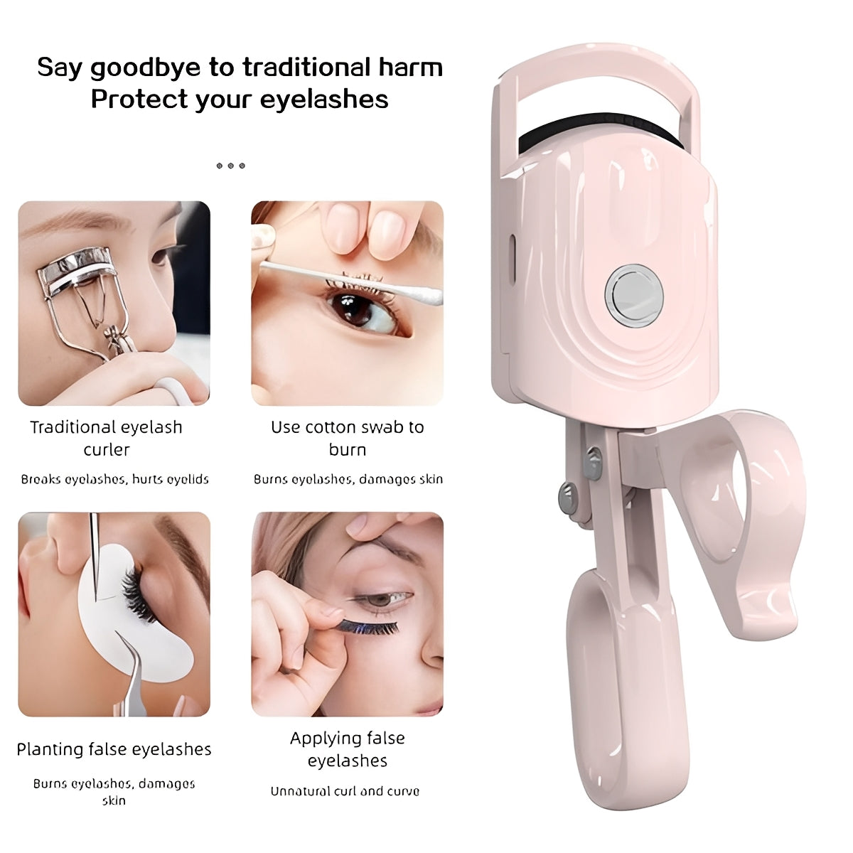 Instant Heat Electric Lash Curler for Stunning Eyes
