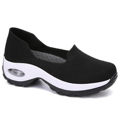 Ladies Lightweight Comfort Sneakers with Supportive Air Cushion