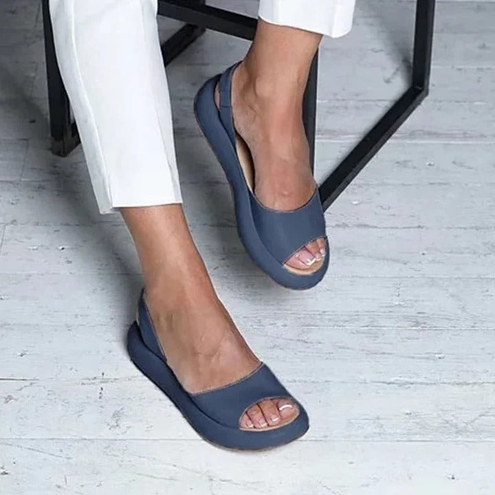 Everyday Open-Toe Women's Sandals with Stretch Band