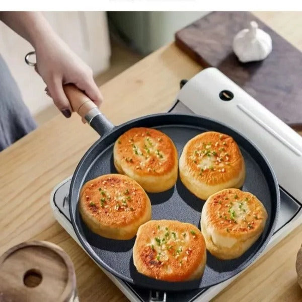 Versatile Cast Iron Pan for Perfect Cooking on Any Heat Source