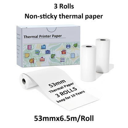 Portable Bluetooth Label and Sticker Printer for Instant Memories