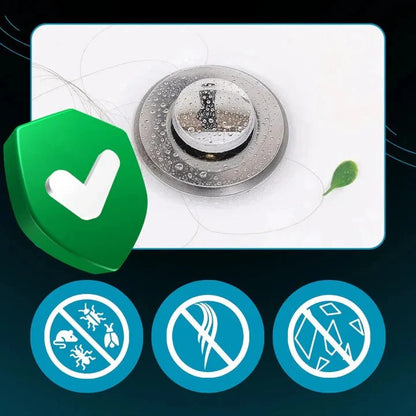SmartSeal Pop-Up Drain Stopper with Integrated Strainer