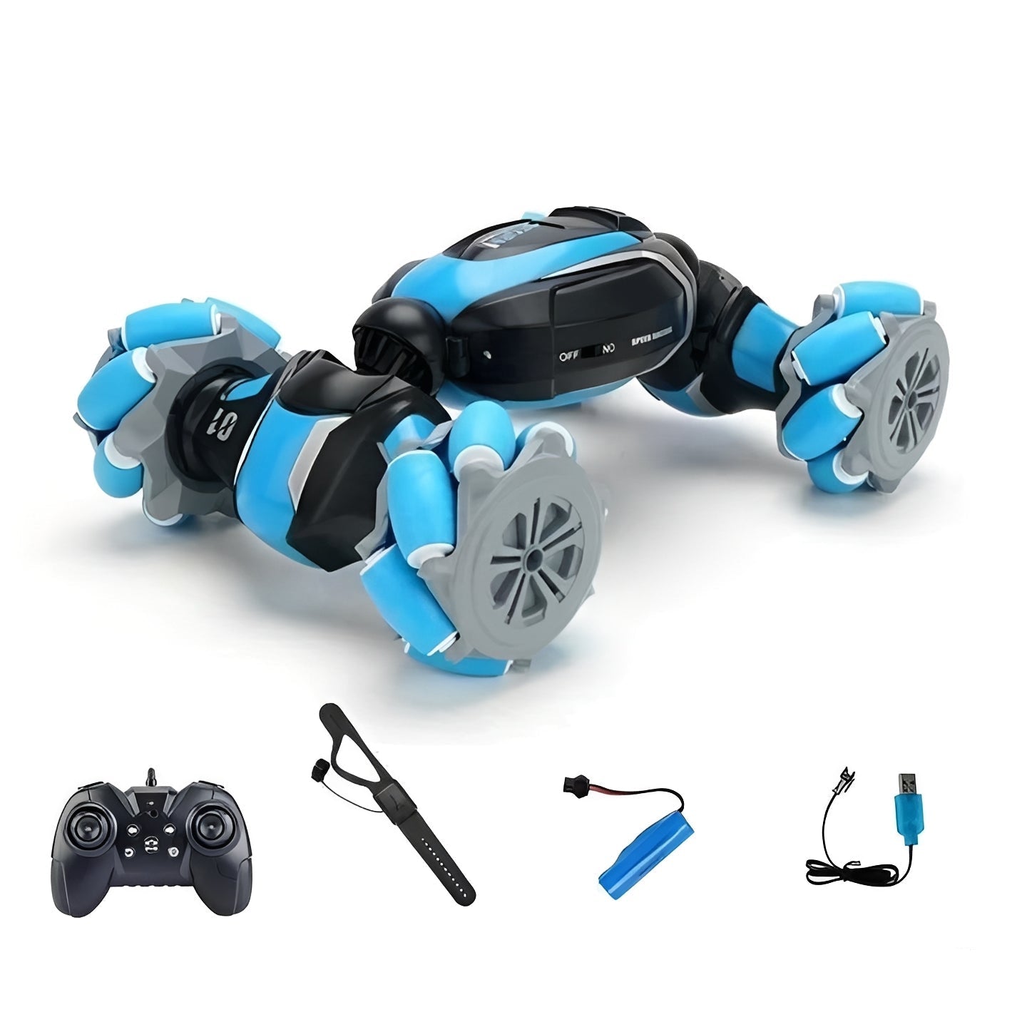 All-Terrain Stunt RC Vehicle with Flip & Drive Feature