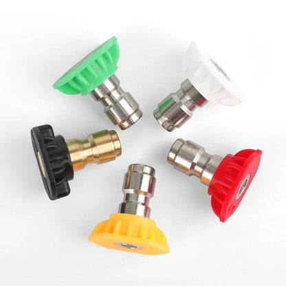 Versatile Rotating Nozzle for Power Washers with Multiple Spray Options