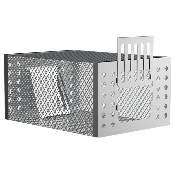 Durable Rodent Capture Trap with Easy-Access Sliding Door