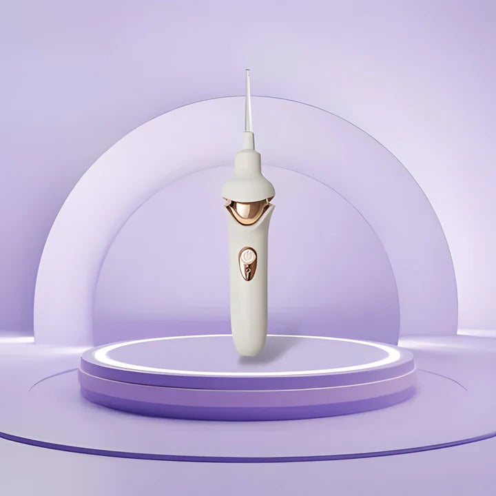 Rechargeable Ear Cleaner with Gentle Suction and Soft Tips