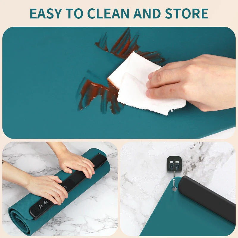 Smart Heat Food Warmer Mat with Custom Temperature Settings