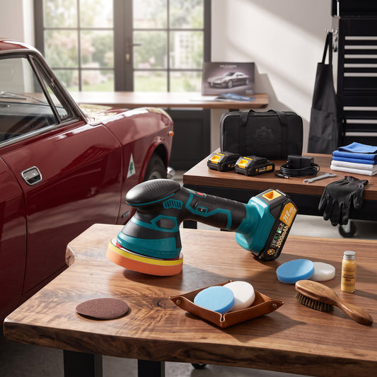 Cordless Car Paint Restorer with Rechargeable Battery and Speed Settings