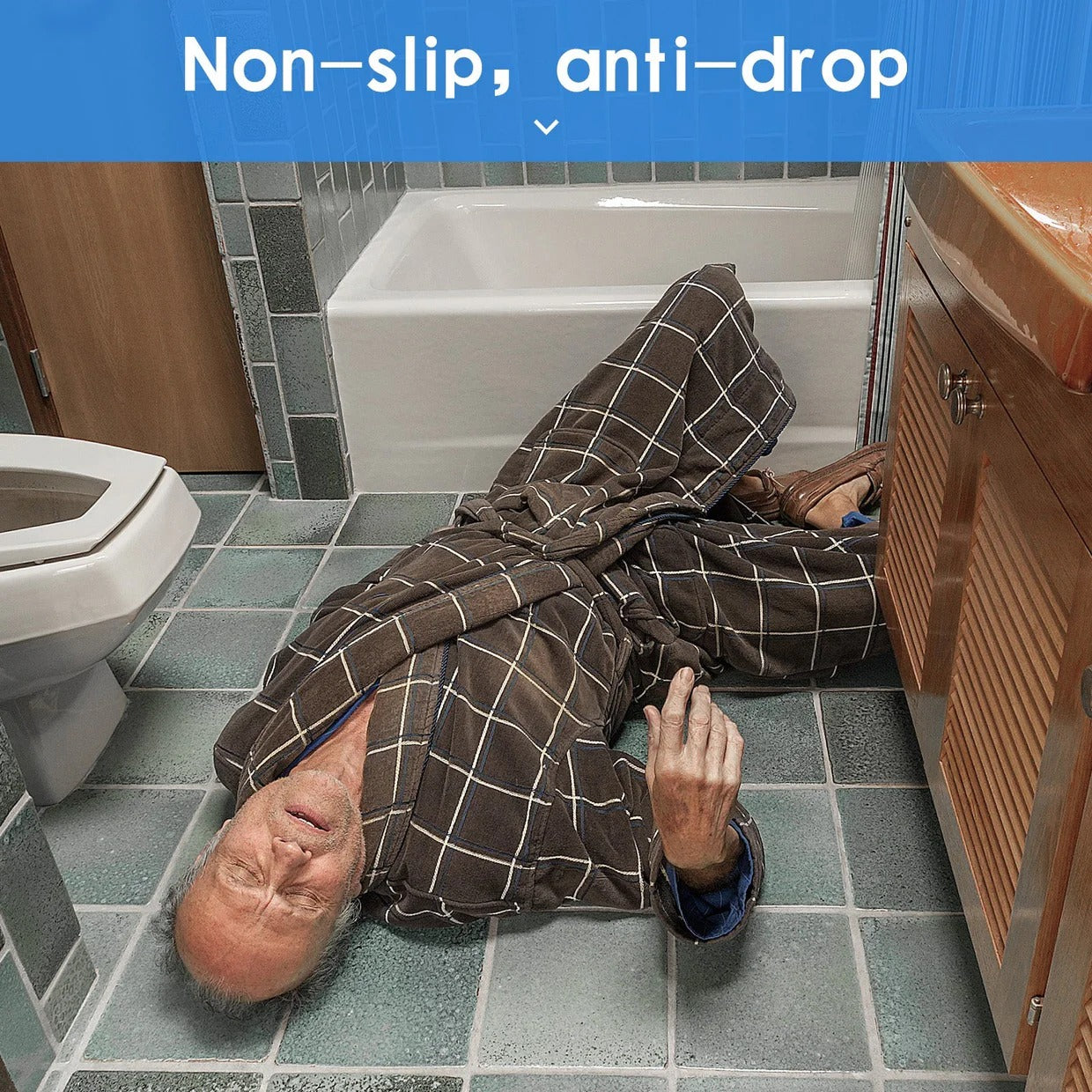 SafeLift Toilet Support System with Adjustable Handles