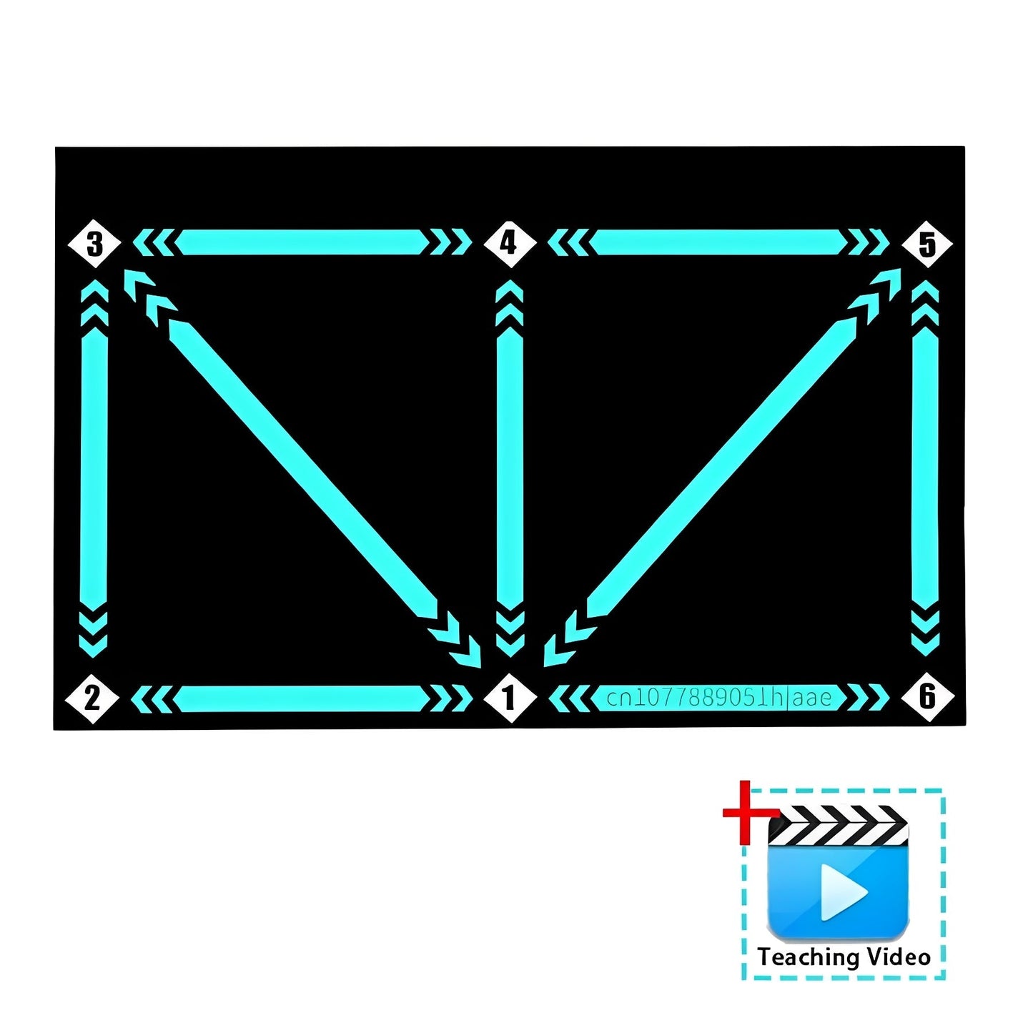 Soccer Skills Development Mat with Interactive Video Coaching