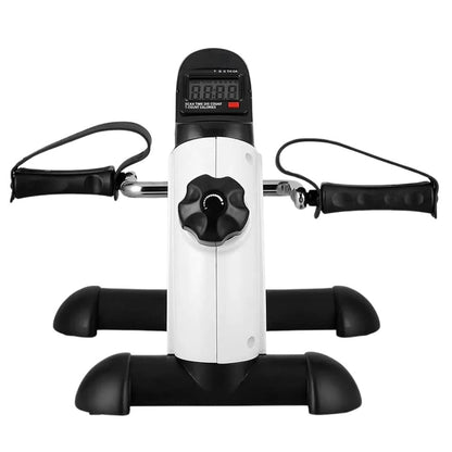 Compact Under-Desk Cycle Trainer with Adjustable Resistance and Display