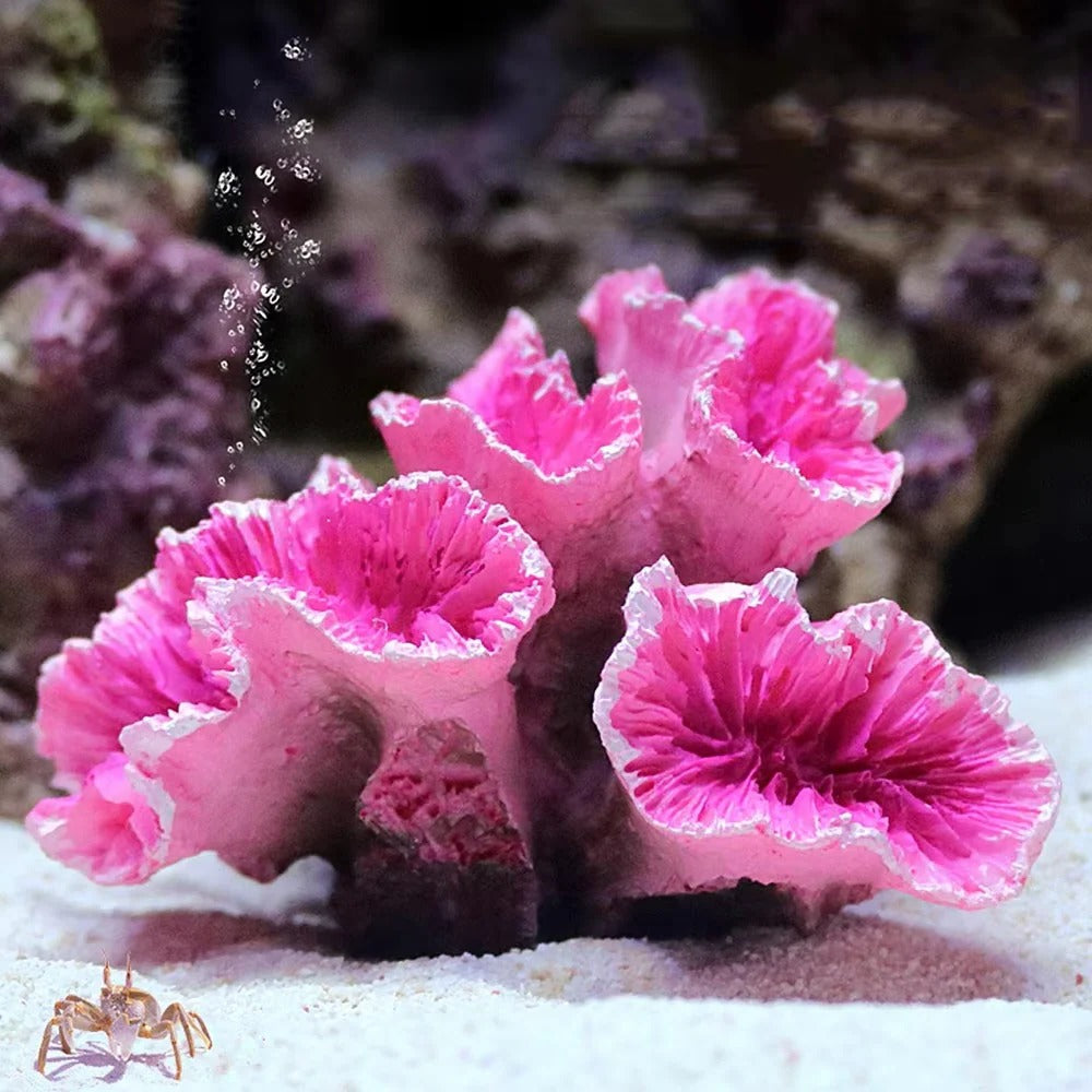 Vibrant Reef Decor for Aquariums - Eco-Friendly Resin Design