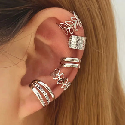 Nature-Inspired Clip-On Ear Cuffs for Effortless Style