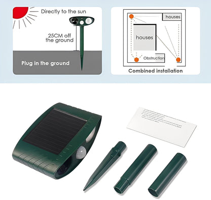 Eco-Friendly Motion-Activated Pest Control Set of 4