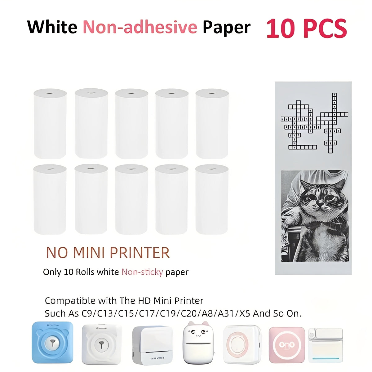 Portable Bluetooth Label and Sticker Printer for Instant Memories