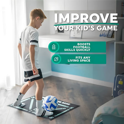 Soccer Skills Development Mat with Interactive Video Coaching