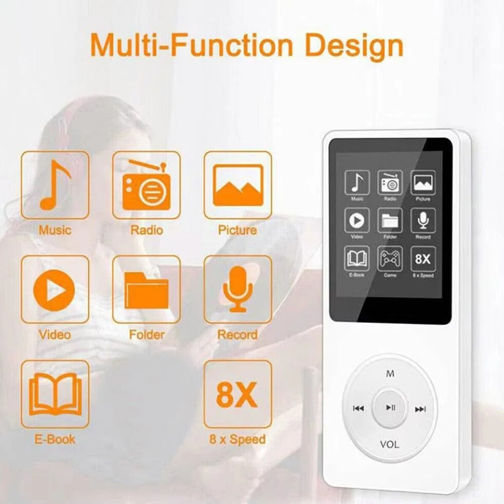 Portable Media Hub with Bluetooth and 1.8-Inch Display