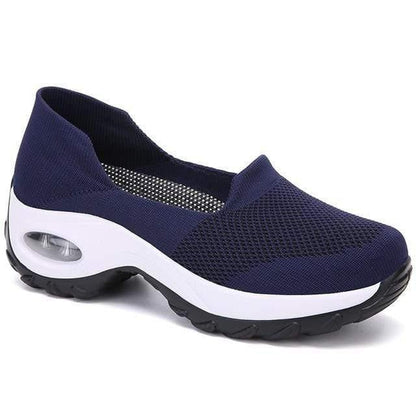 Ladies Lightweight Comfort Sneakers with Supportive Air Cushion