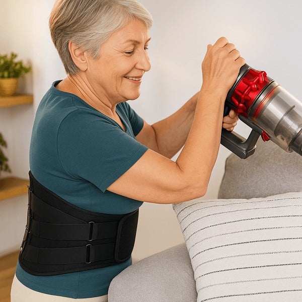 Customizable Lower Back Support Brace with Reinforced Structure