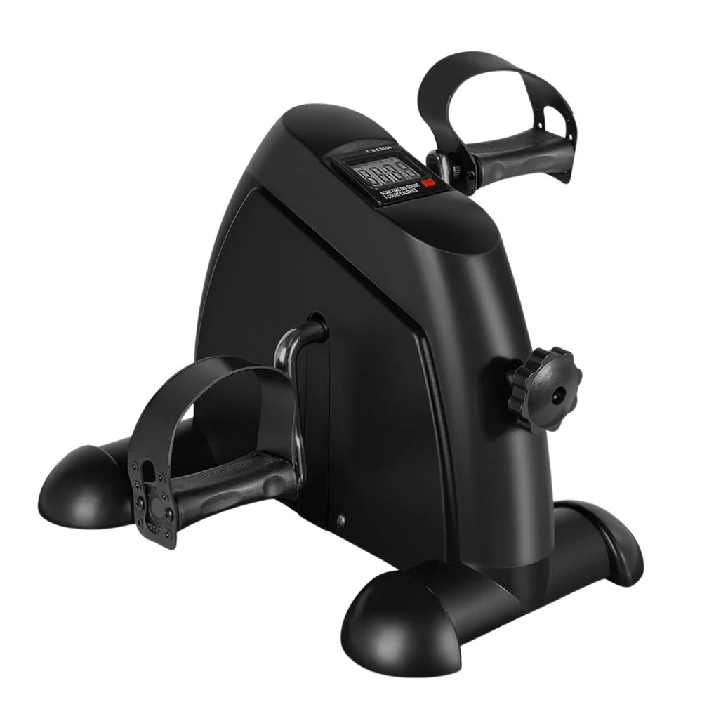 Compact Under-Desk Cycle Trainer with Adjustable Resistance and Display