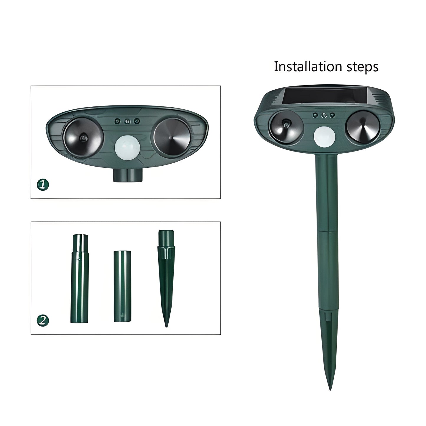 Eco-Friendly Motion-Activated Pest Control Set of 4