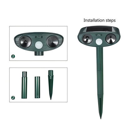 Eco-Friendly Motion-Activated Pest Control Set of 4