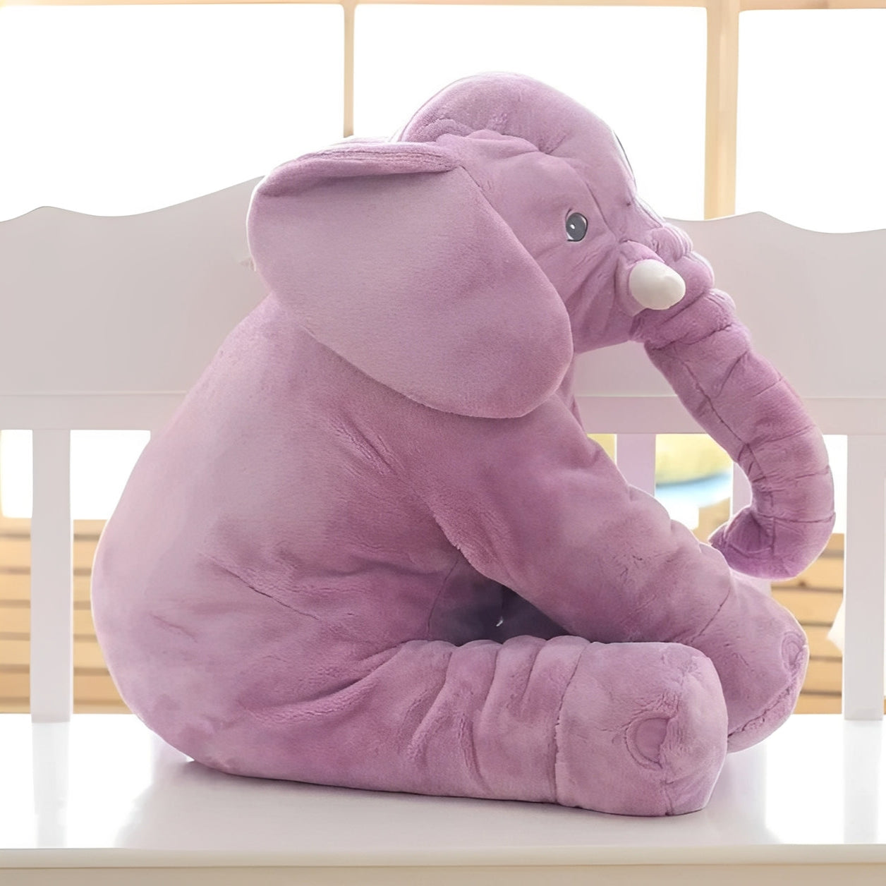 Cozy Elephant Cuddle Pillow for Playtime and Relaxation