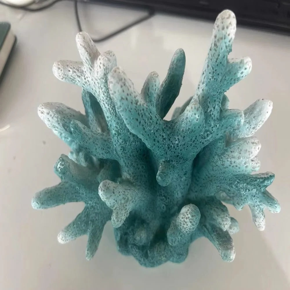 Vibrant Reef Decor for Aquariums - Eco-Friendly Resin Design