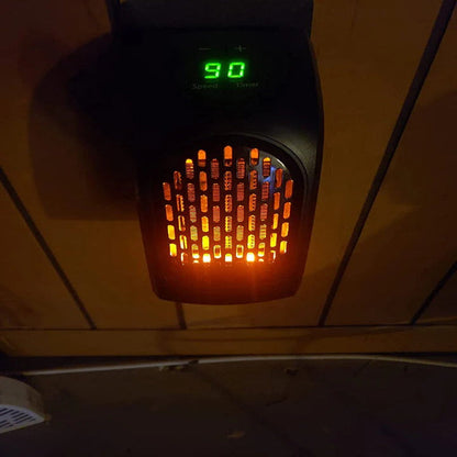 Compact Ceramic Electric Heater with Two Heat Levels for Cozy Spaces
