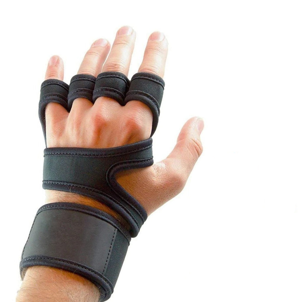 Breathable Open-Back Training Gloves for Maximum Grip