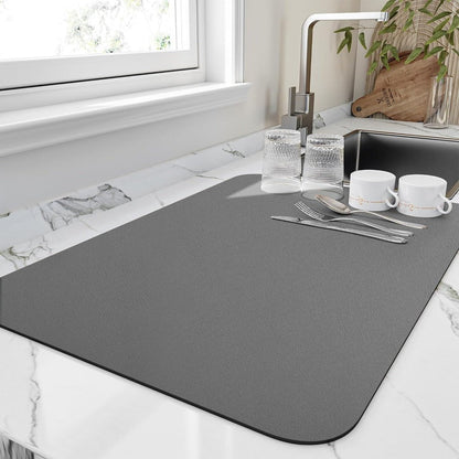 Quick-Dry Kitchen Dish Mat for Effortless Cleanup