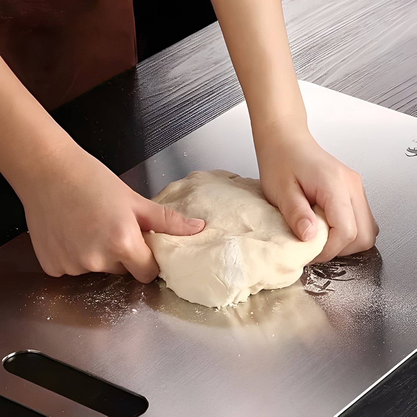 Durable Metal Cutting Board for Effortless Food Prep