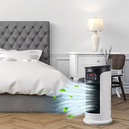 Compact Air Cooler with Water Reservoir and Timer Function